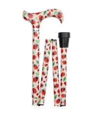 Canne de marche pliante coccinelles