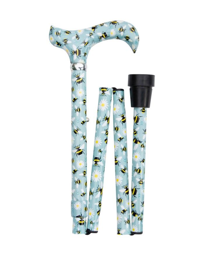Canne de marche pliante abeilles