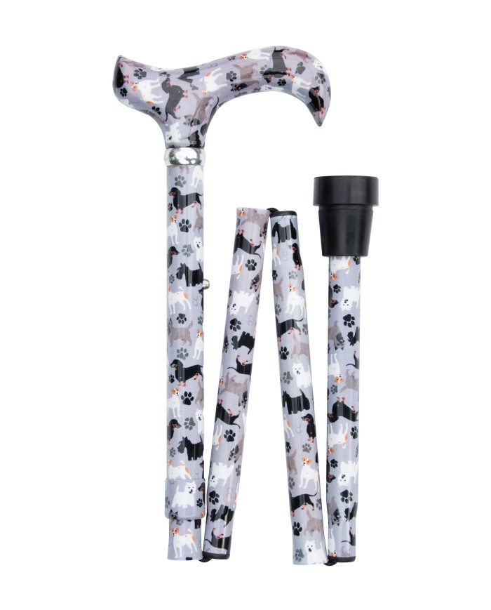 Canne de marche pliante chiens