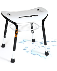 Tabouret de douche avec panier