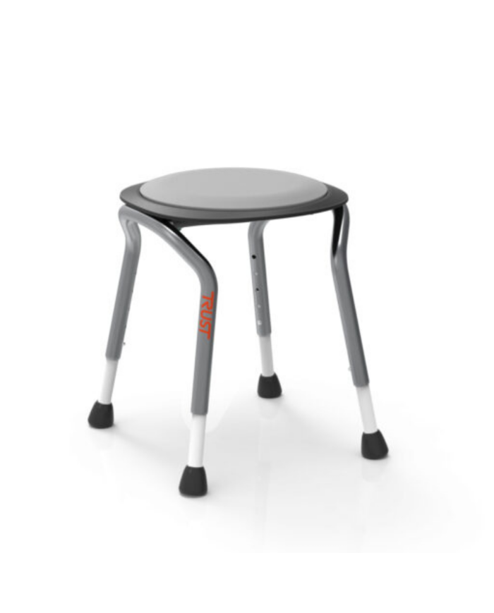 Tabouret de douche avec siège pivotant