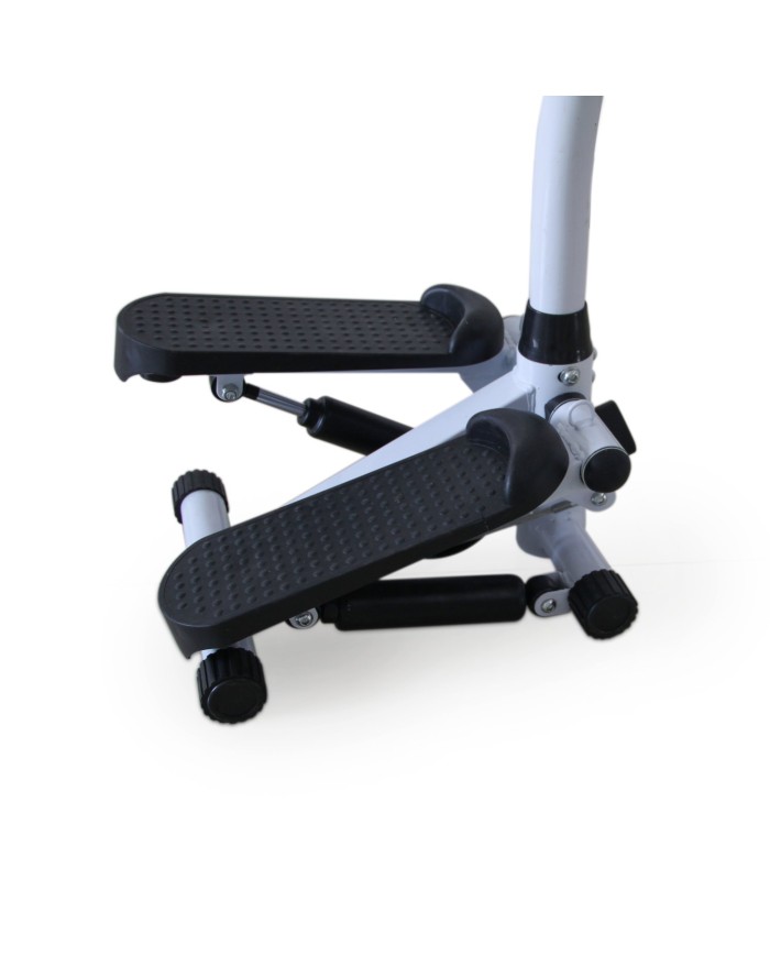Stepper/Pédalier compact avec poignées et compteur digital – Appareil de fitness et rééducation