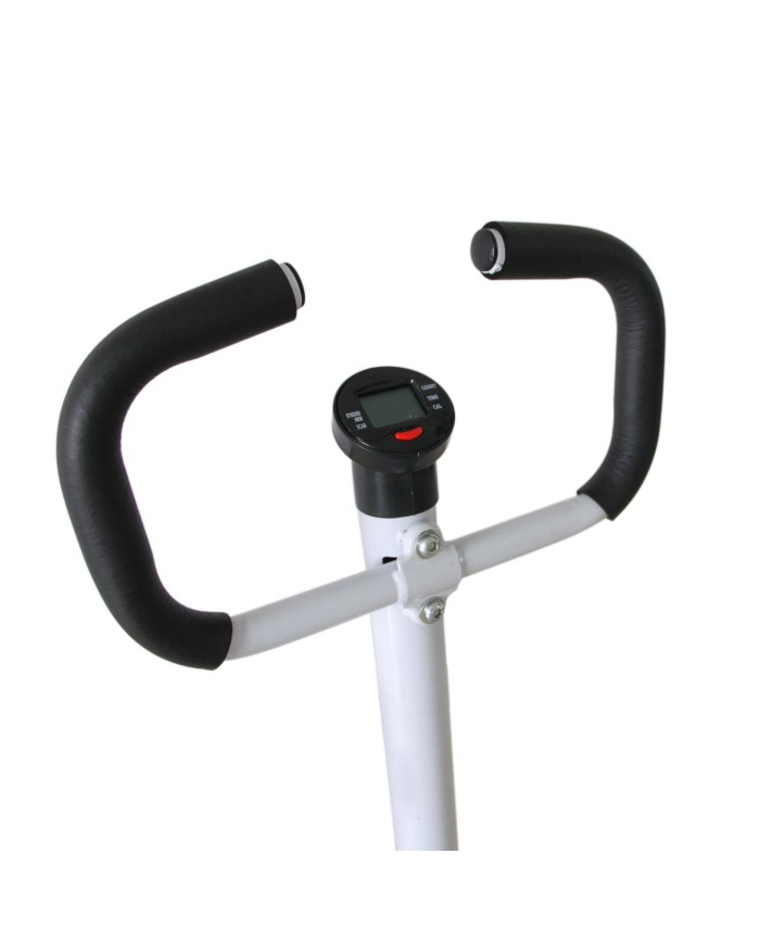 Stepper/Pédalier compact avec poignées et compteur digital – Appareil de fitness et rééducation