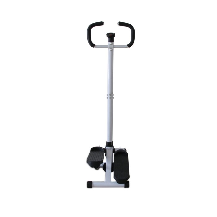 Stepper/Pédalier compact avec poignées et compteur digital – Appareil de fitness et rééducation