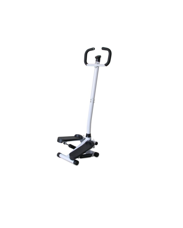 Stepper/Pédalier compact avec poignées et compteur digital – Appareil de fitness et rééducation