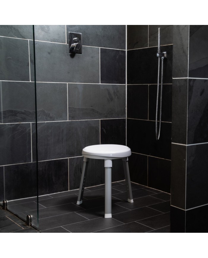Tabouret de douche rotatif - Commandez sur CouleurSenior
