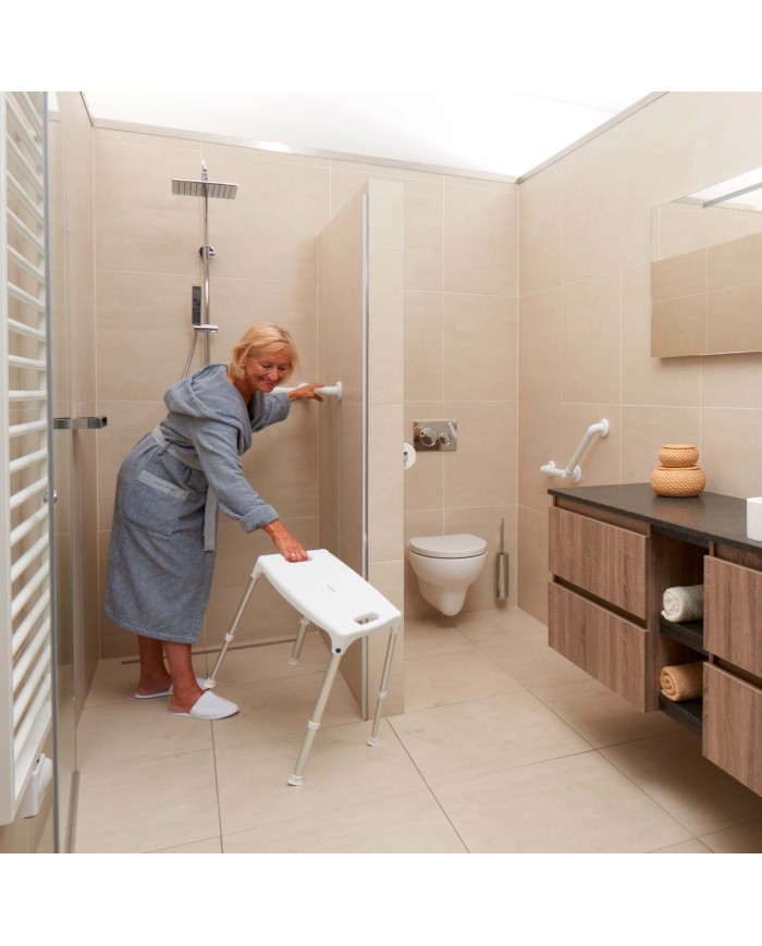 Couleur Senior - Tabouret de douche large - Ultraléger
