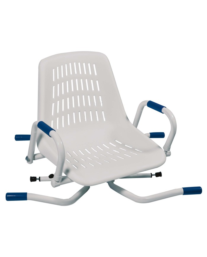 Siège de bain pivotant 360° avec accoudoirs escamotables – Sécurité et confort pour baignoire jusqu’à 72 cm