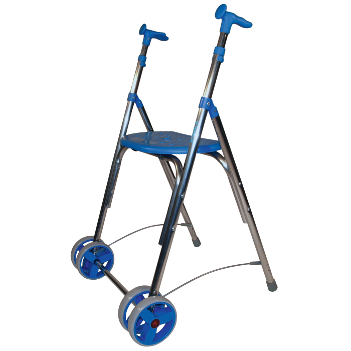 Couleur Senior - Rollator Pliant 2 Roues Kamaleon - H 85 à 94 cm