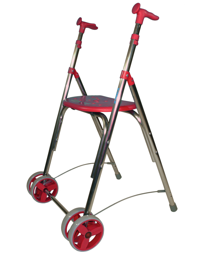 Couleur Senior - Rollator Pliant 2 Roues Kamaleon - H 85 à 94 cm