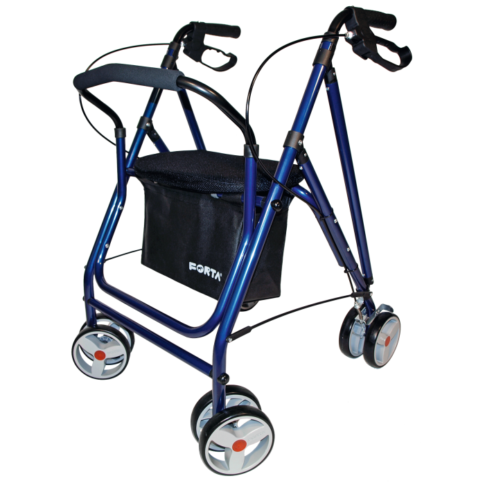 Couleur Senior - Rollator Pliant Drakon 2- avec poignées de freins
