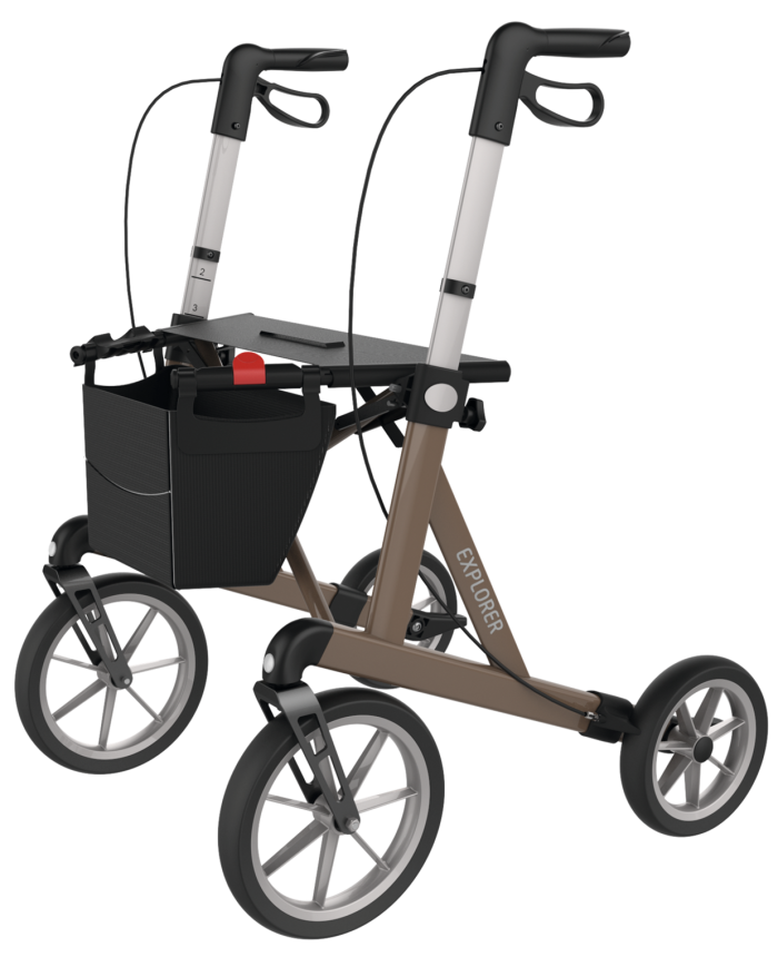 Couleur Senior - Rollator Tout-Terrain Explorer - H 53 ou 62 cm