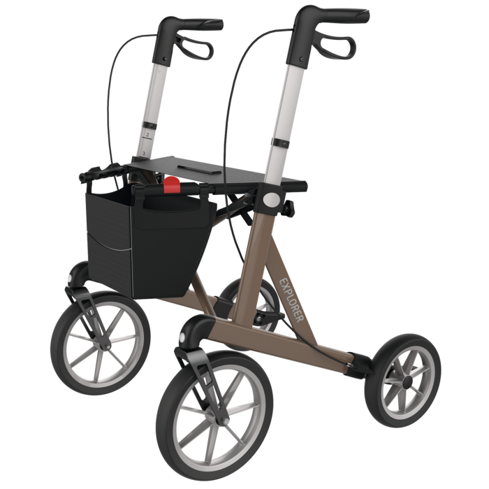Couleur Senior - Rollator Tout-Terrain Explorer - H 53 ou 62 cm
