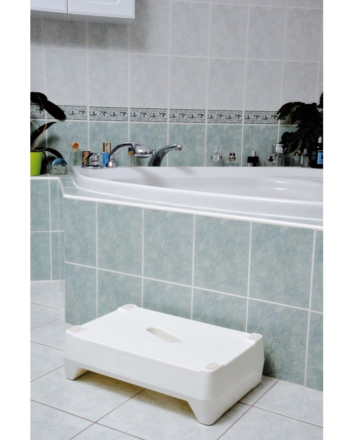 Couleur Senior - Marchepied Inversable Blanc - H10 ou 15cm