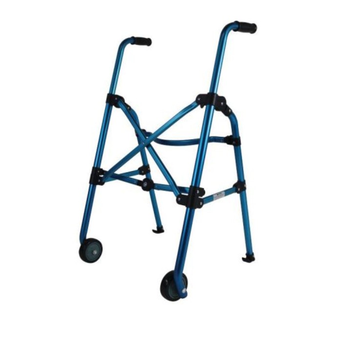 Couleur Senior - Rollator pliable Neo Compact - Réglable en hauteur 8 positions