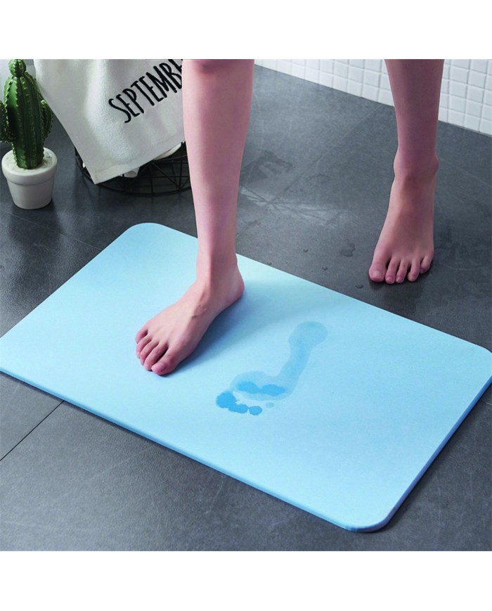 Couleur Senior - Sortie De Bain En Diatomite - Antidérapant Et Ultra Absorbant