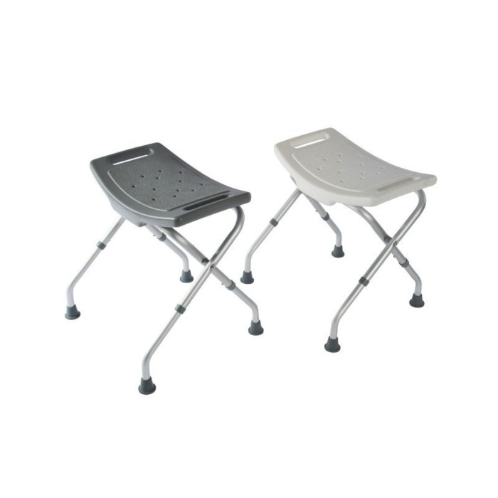 Couleur Senior - Tabouret de Douche Bora Pliant - H 43 à 47 cm