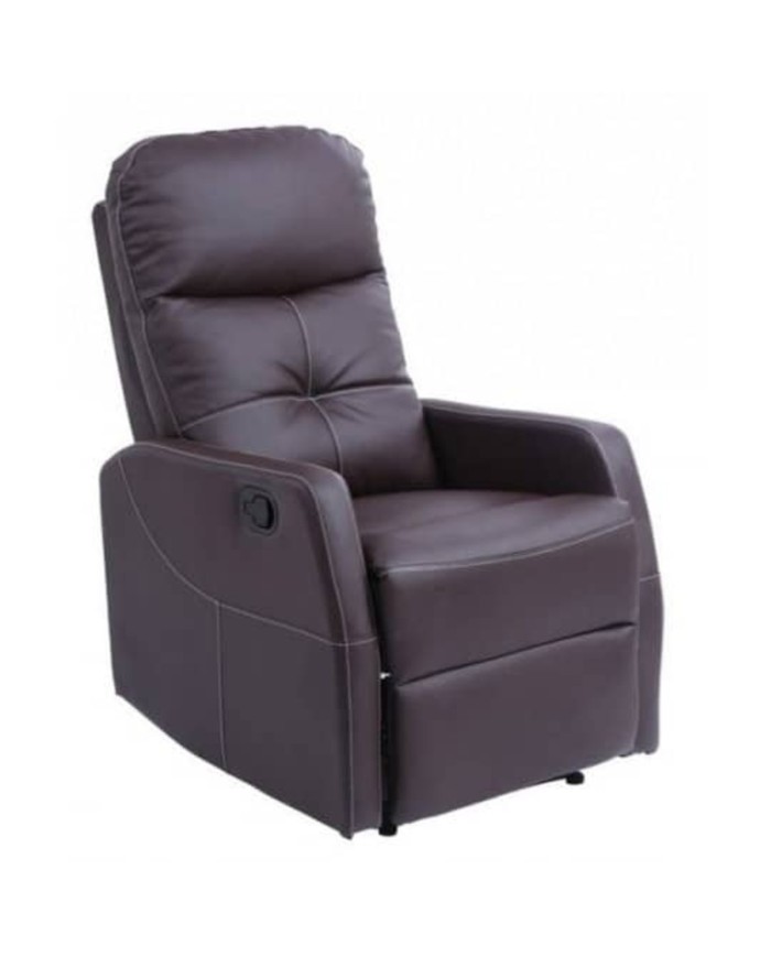 Couleur Senior - Fauteuil De Relaxation Mercato - Avec Inclinaison Dossier Et Repose Jambes