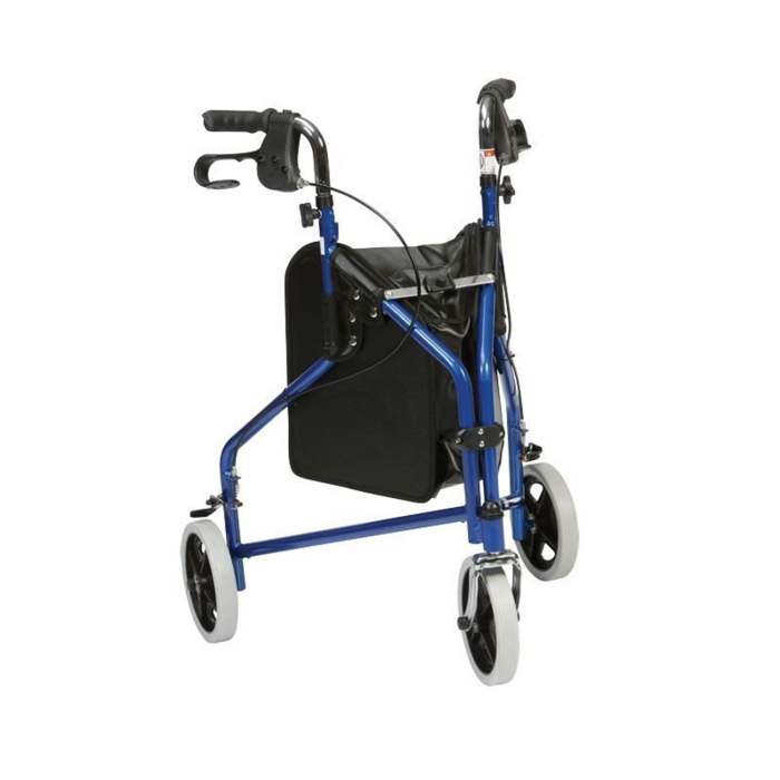Couleur Senior - Rollator Pliant 3 Roues Delta - H83 à 93 cm