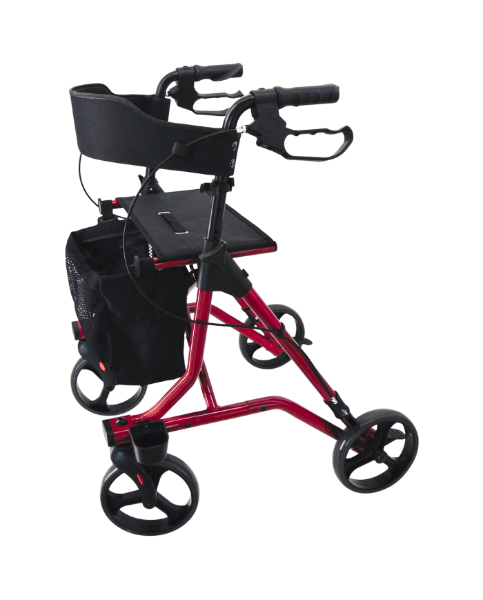 Couleur Senior - Rollator 4 Roues Pliant Neo Strong - H 81 à 96 cm