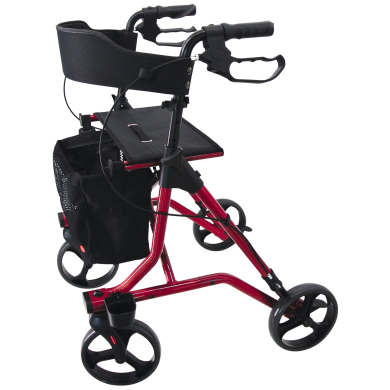 Couleur Senior - Rollator 4 Roues Pliant Neo Strong - H 81 à 96 cm