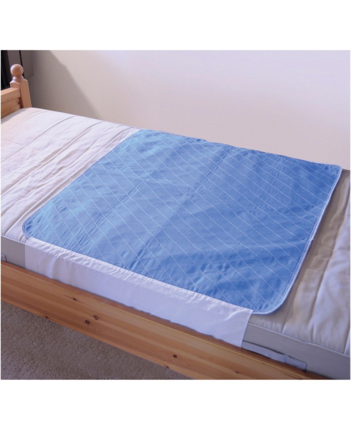 Couleur Senior - Alèse de Lit Lavable avec Rabats