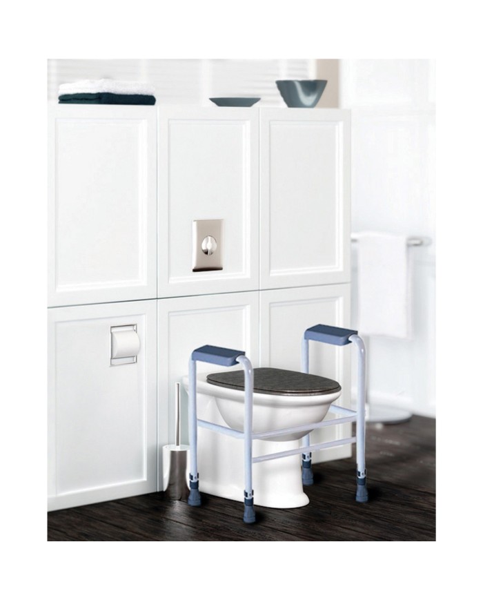 Couleur Senior - Cadre de Toilette Réglable en Hauteur