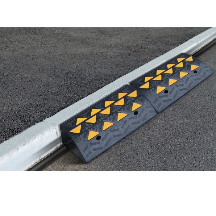 Rampe de seuil en Caoutchouc durable Portable 15 cm