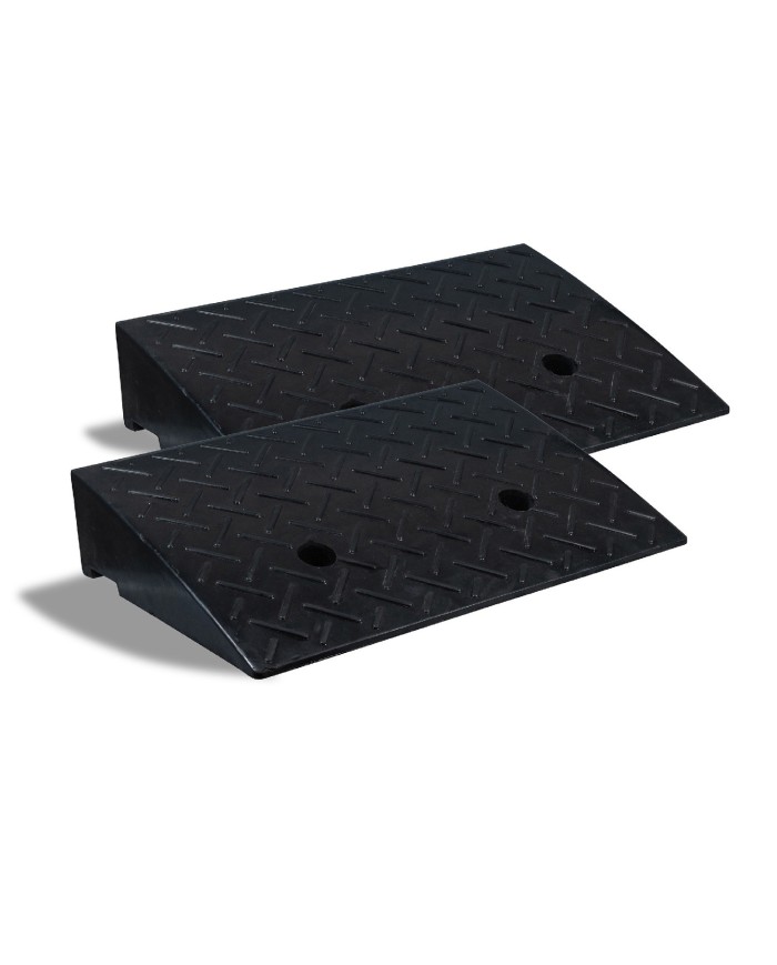 Couleur Senior - Rampes de bordure hautes en caoutchouc - Lot de 2