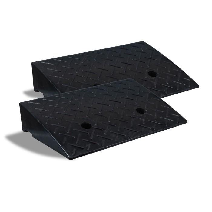 Couleur Senior - Rampes de bordure hautes en caoutchouc - Lot de 2