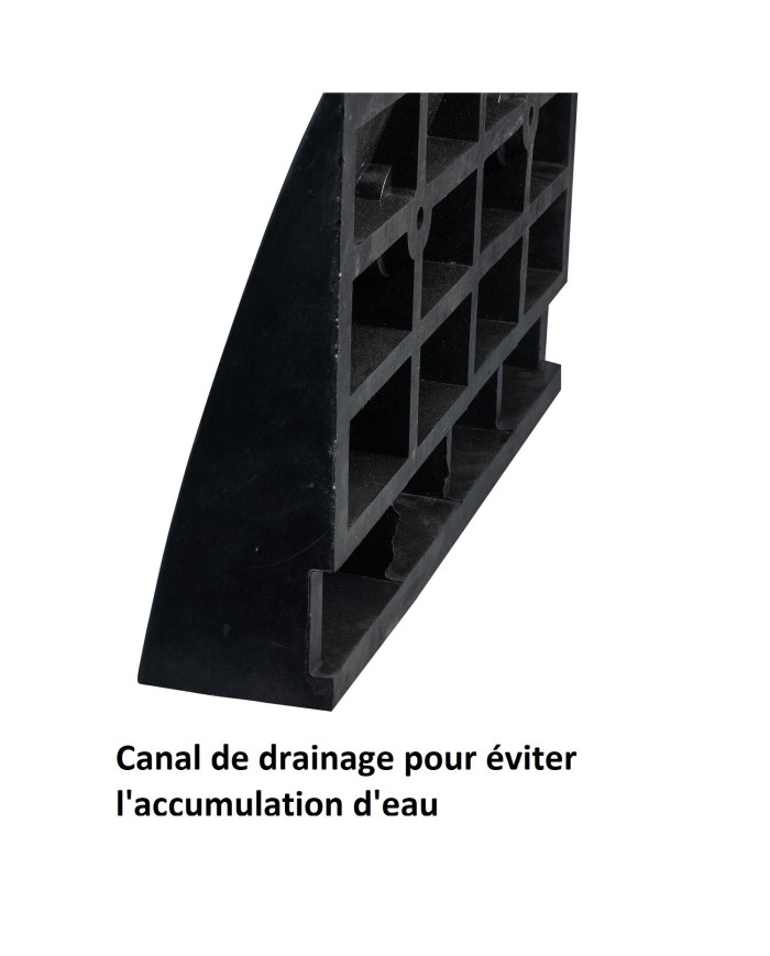 Couleur Senior - Rampes de bordure hautes en caoutchouc - Lot de 2