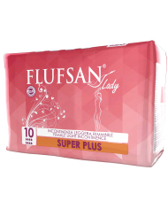 Flufsan Lady Super Plus – Protections féminines incontinence légère x10