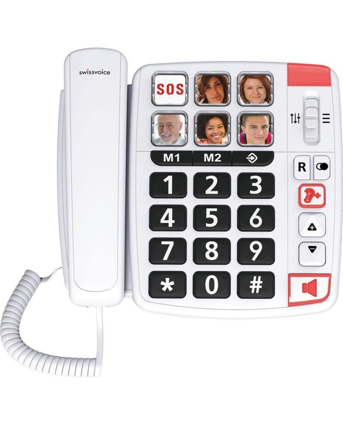 Couleur Senior - Téléphone Grosses Touches Swissvoice