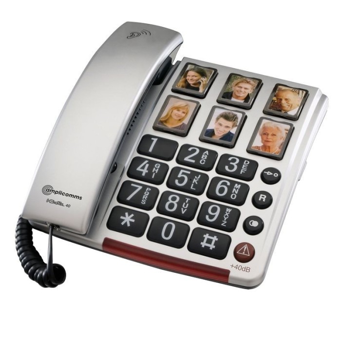 Couleur Senior - Téléphone Grosses Touches - 90 Décibels