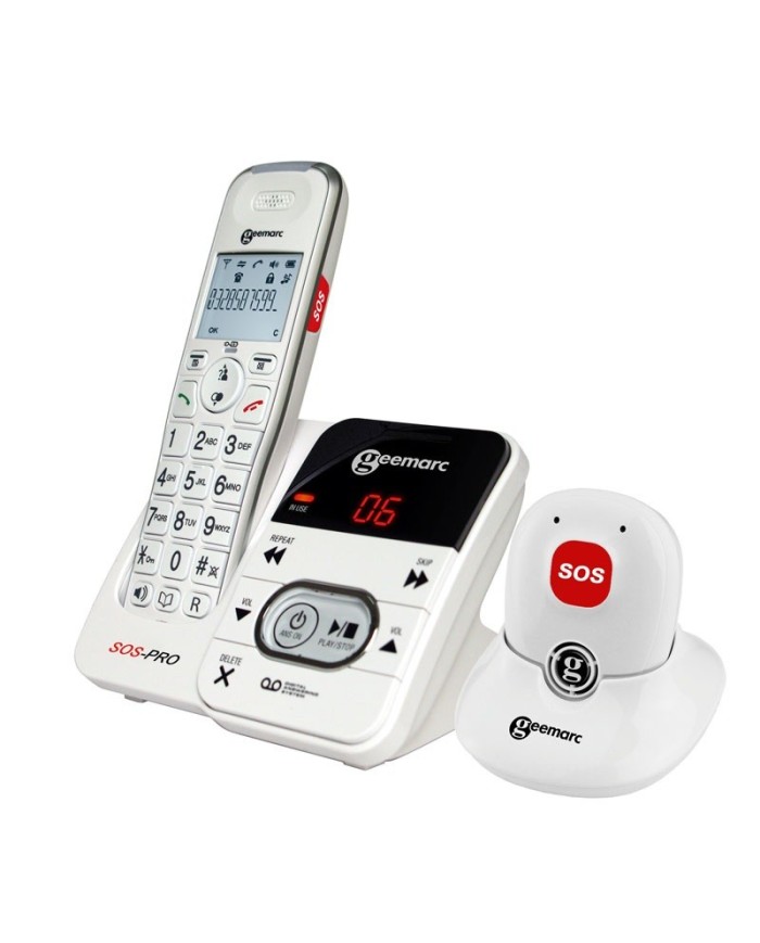 Couleur Senior - Téléphone + Bouton SOS - Répondeur Intégré
