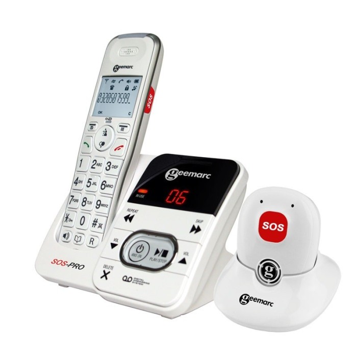 Couleur Senior - Téléphone + Bouton SOS - Répondeur Intégré