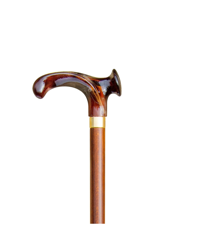Couleur Senior - Canne Orthopédique Relax Grip - Effet Ambre