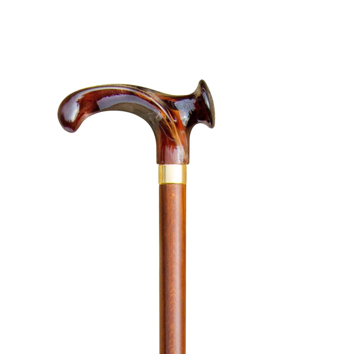 Couleur Senior - Canne Orthopédique Relax Grip - Effet Ambre