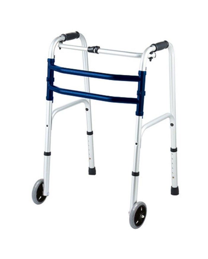 Cadre de marche pliant 2 roues
