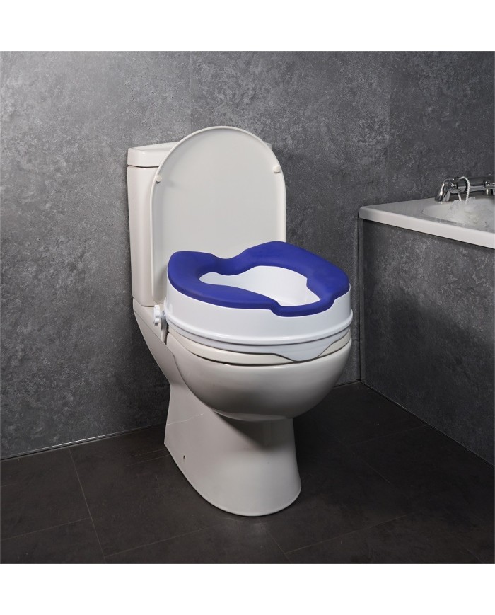 Réhausseur de toilettes rembourré 10cm - Confort