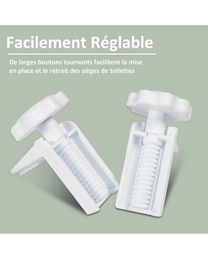 Réhausseur de toilettes rembourré 10cm - Confort