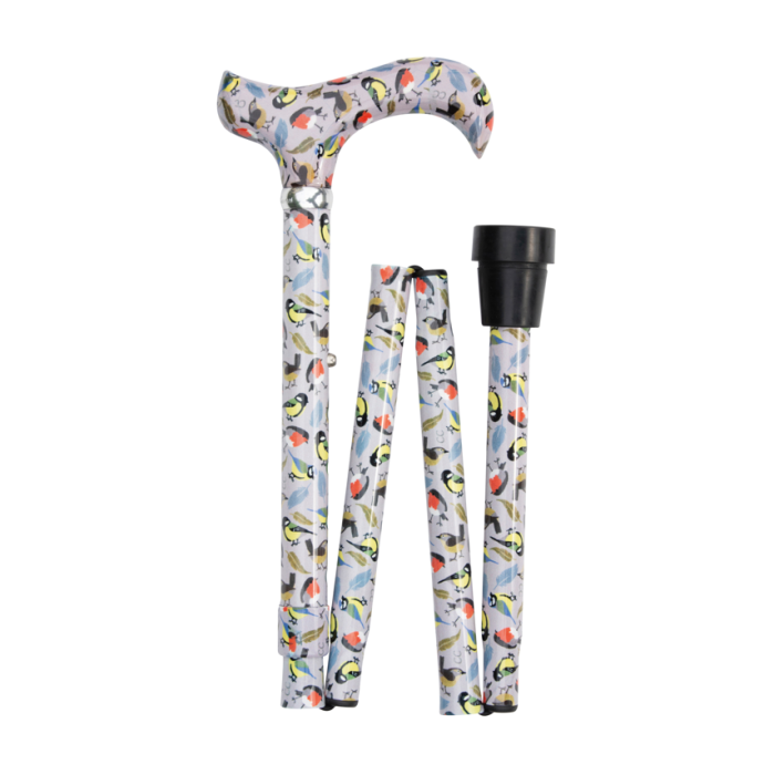 Canne de marche pliante en aluminium - Son des oiseaux