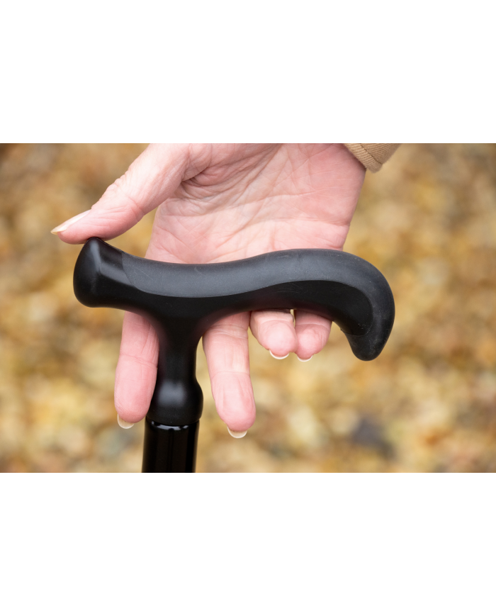 Canne de marche pliante et réglable poignée ergonomique confortable