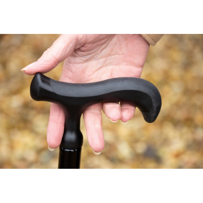 Canne de marche pliante et réglable poignée ergonomique confortable