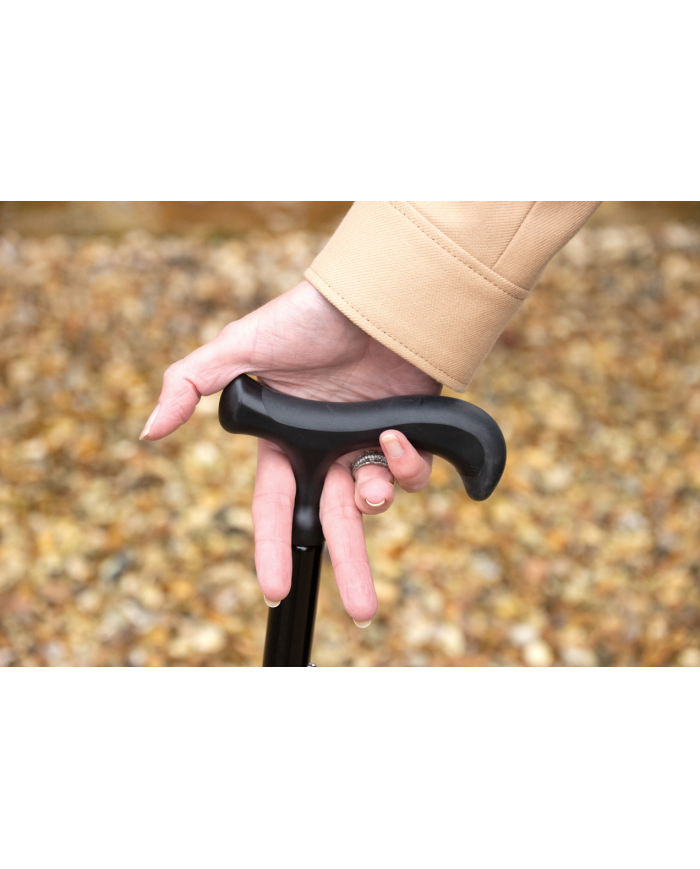 Canne de marche pliante et réglable poignée ergonomique confortable