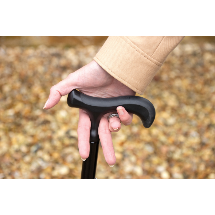 Canne de marche pliante et réglable poignée ergonomique confortable