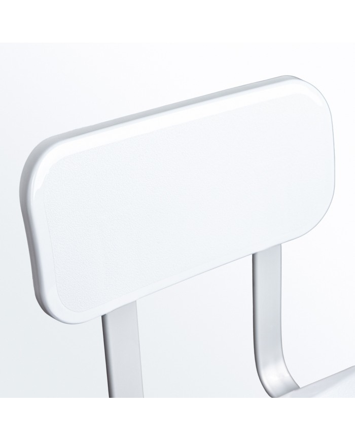 Chaise de douche et de bain élégante ajustable avec accoudoirs