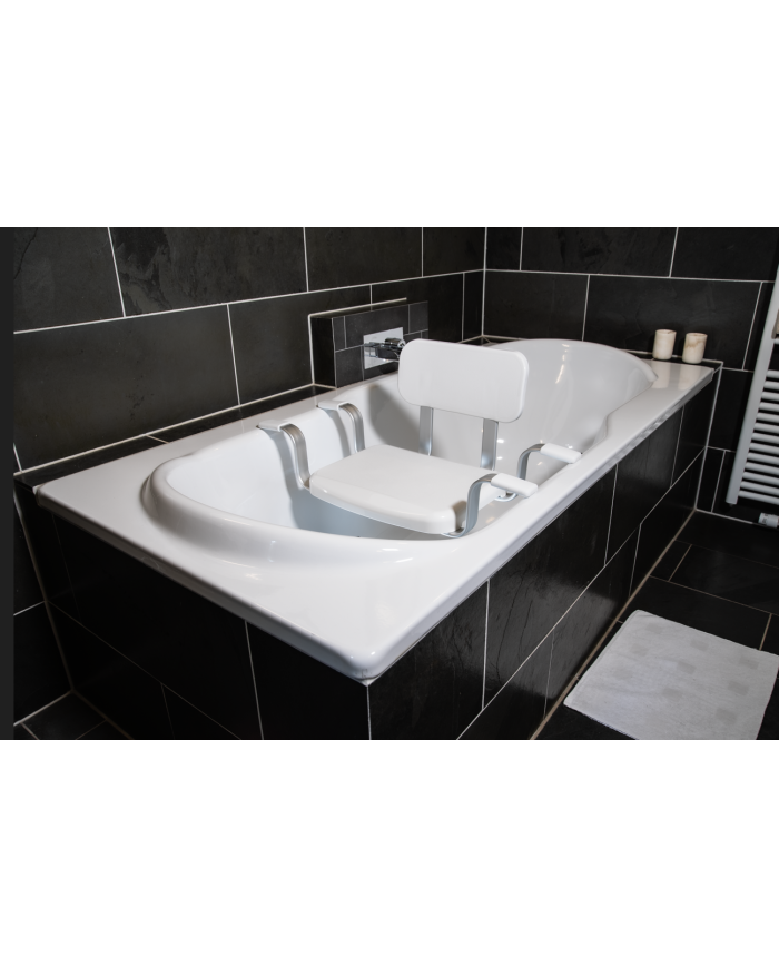 Siège de baignoire avec dossier amovible – sécurité et confort garantis