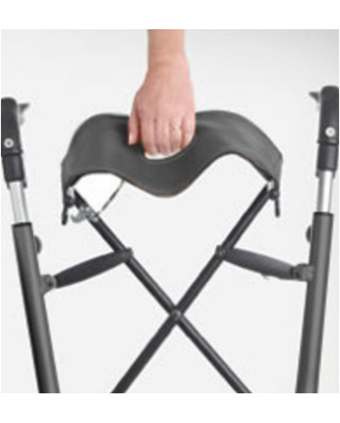 Déambulateur Let's Go Out – Rollator 4 roues léger et élégant avec sac inclus