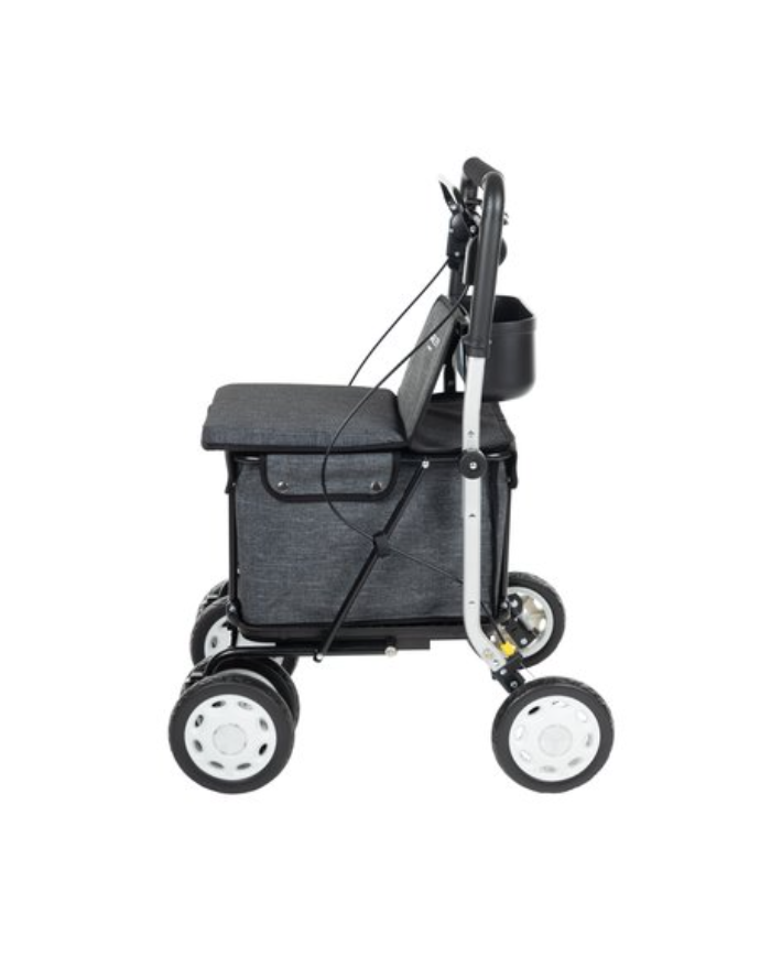 Déambulateur et chariot de courses Shopping Lett900 Noir